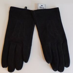 George Black Leather Gloves